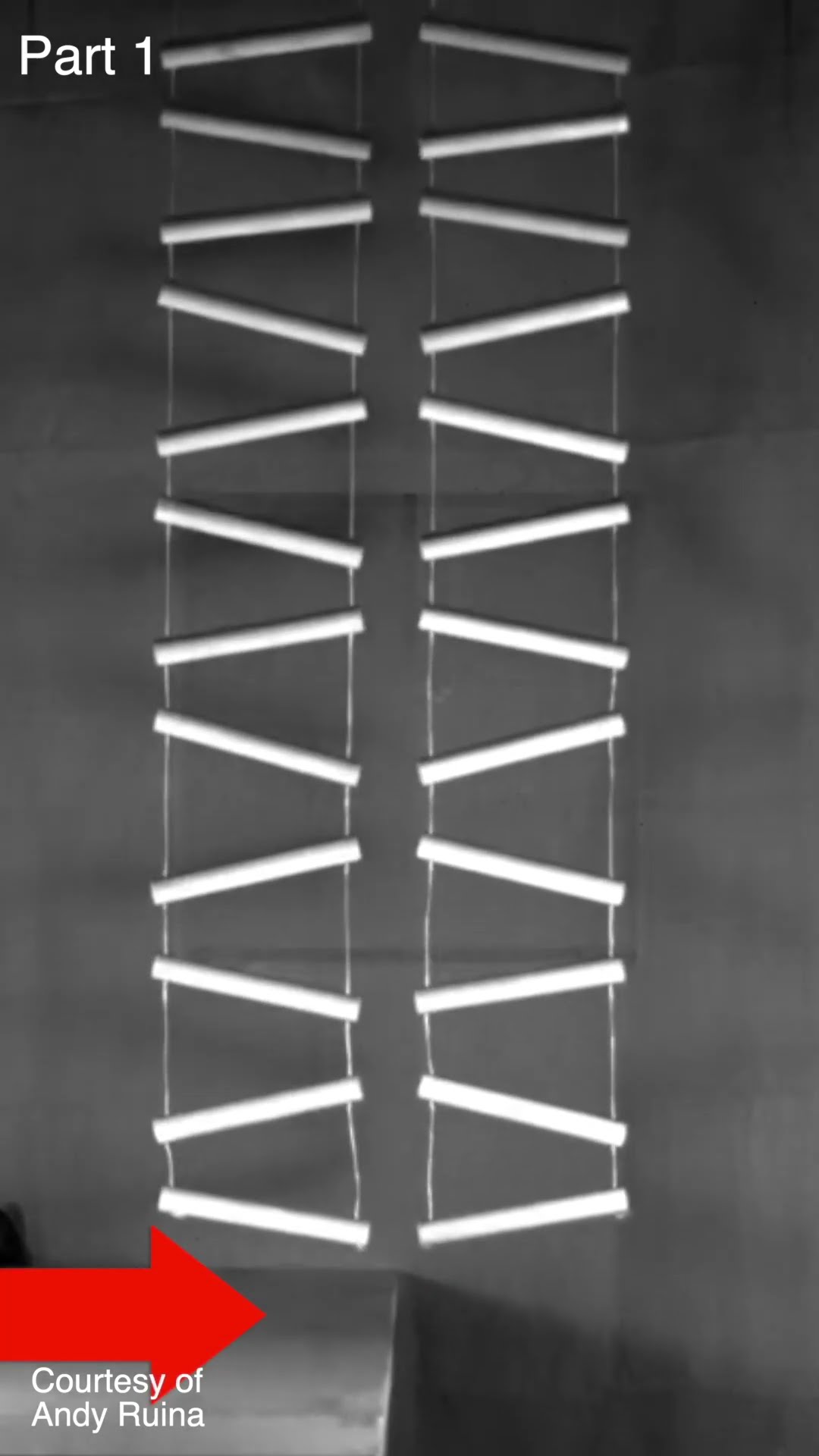 Falling ladders - why does this happen?