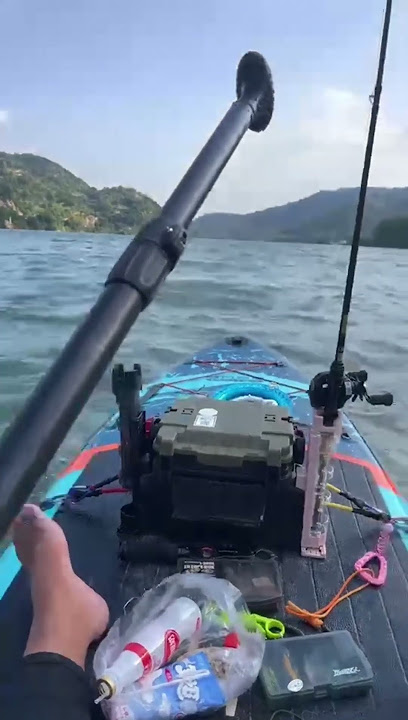 #ifungoo #sup The SUP fishing paddleboard paired with electric power is simply perfect