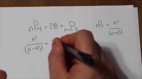 Solving an Equation with Permutations in it