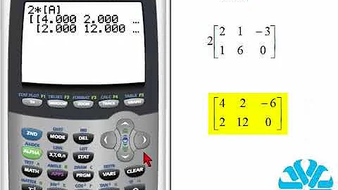 TI 83/84 Series: Matrix Multiplication