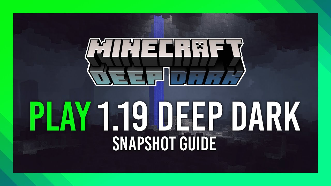 Install Minecraft Deep Dark 1.19 Experiment | Full Guide 2022 thumbnail