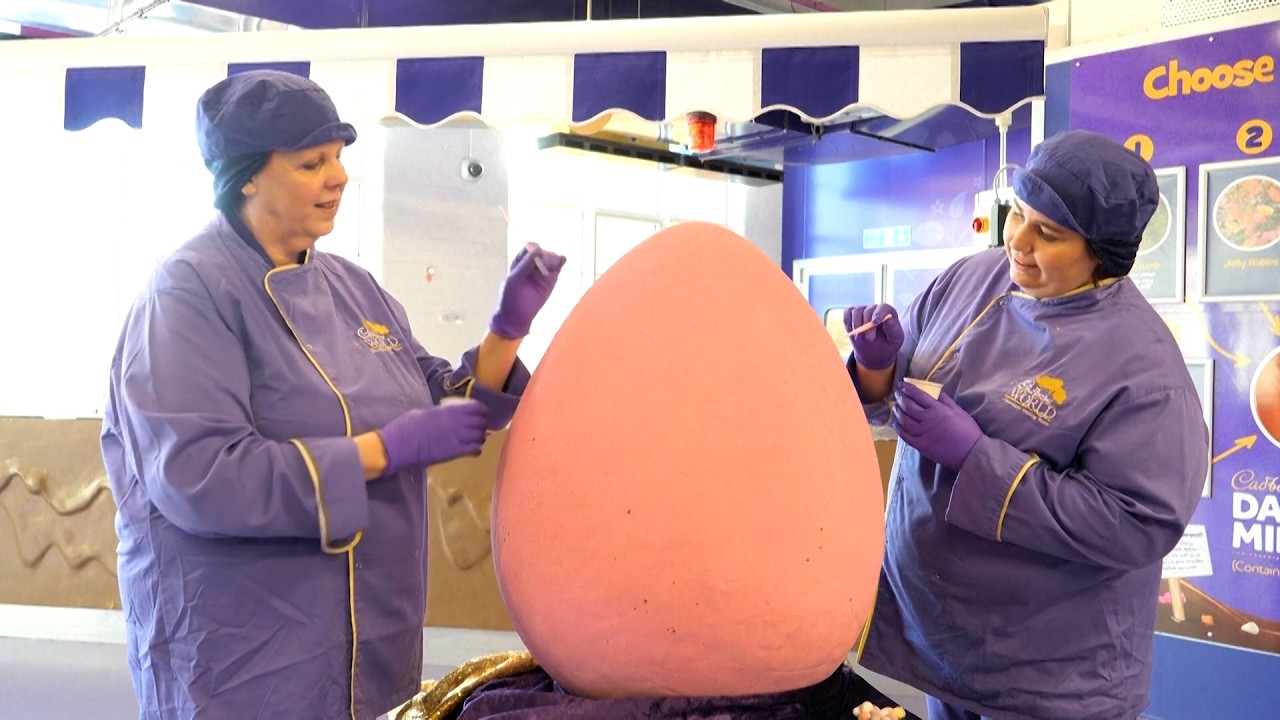 Cadbury Makes 'Mega Mini' Easter Egg That Weights 120 Pounds