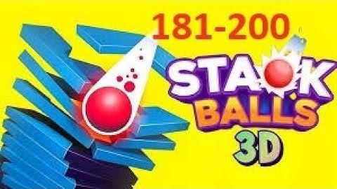 Stack Ball - Crash Platforms Gameplay Trailer Levels 181-200