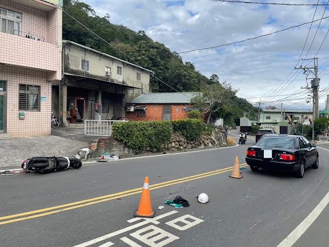 泰山騎士過彎失控滑進對向車道　對撞轎車重傷身亡