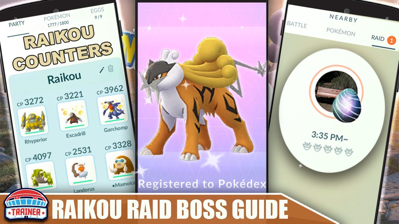 pokemon go raikou raid boss