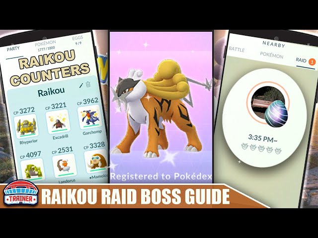 THE SHINY *RAIKOU* COUNTER GUIDE! 100 IVs, MOVESET & WEAKNESS - ELECTRIC  RAID BOSS