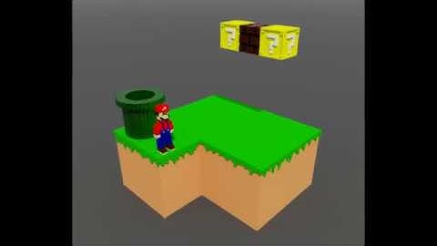 MagicaVoxel Super Mario Voxel Art 1