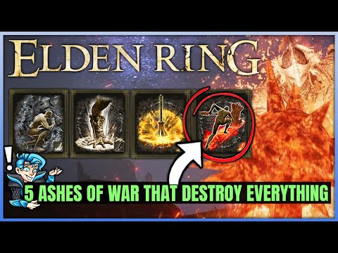 5 Hidden OVERPOWERED Ashes of War You NEED to Get - Location Guide Earthshaker & More - Elden Ring!