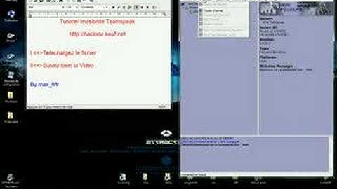 Invisibilité sur teamspeak