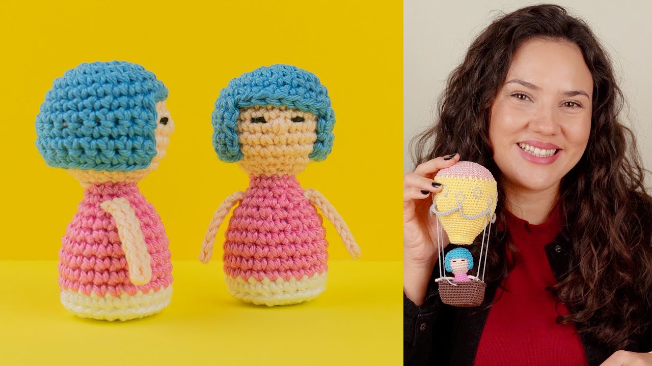 COMO FAZER MINI BONECA DE AMIGURUMI | ATELIÊ JÉSSICA BRANDÃO | #135