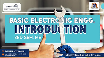 Introduction of syllabus  #Basic Electronics #3rd Sem. Mechanical #B.tech