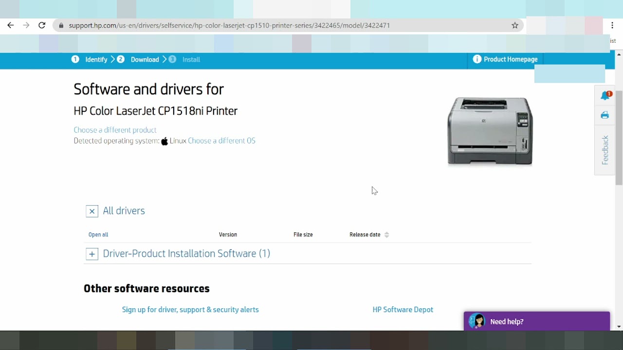 internettet vært tønde HP Australia Color LaserJet CP1518ni Driver Download Windows 11 - YouTube