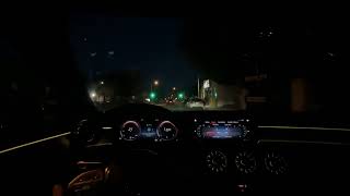 LATE NIGHT POV DRIVE (CITY)