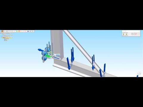 SOLID EDGE 2020 SIMULATION - SEMI CRANE