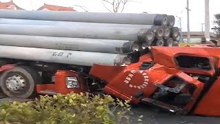 Bad Day !!! 20 Extreme Dangerous Idiots Truck Fails Compilation - Car Skill At Work P22