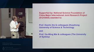 IAS Distinguished Lecture: Prof. MAI Yiu-Wing (5 Aug 2019)