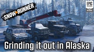 SnowRunner - Grinding Contracts and Tasks in Alaska