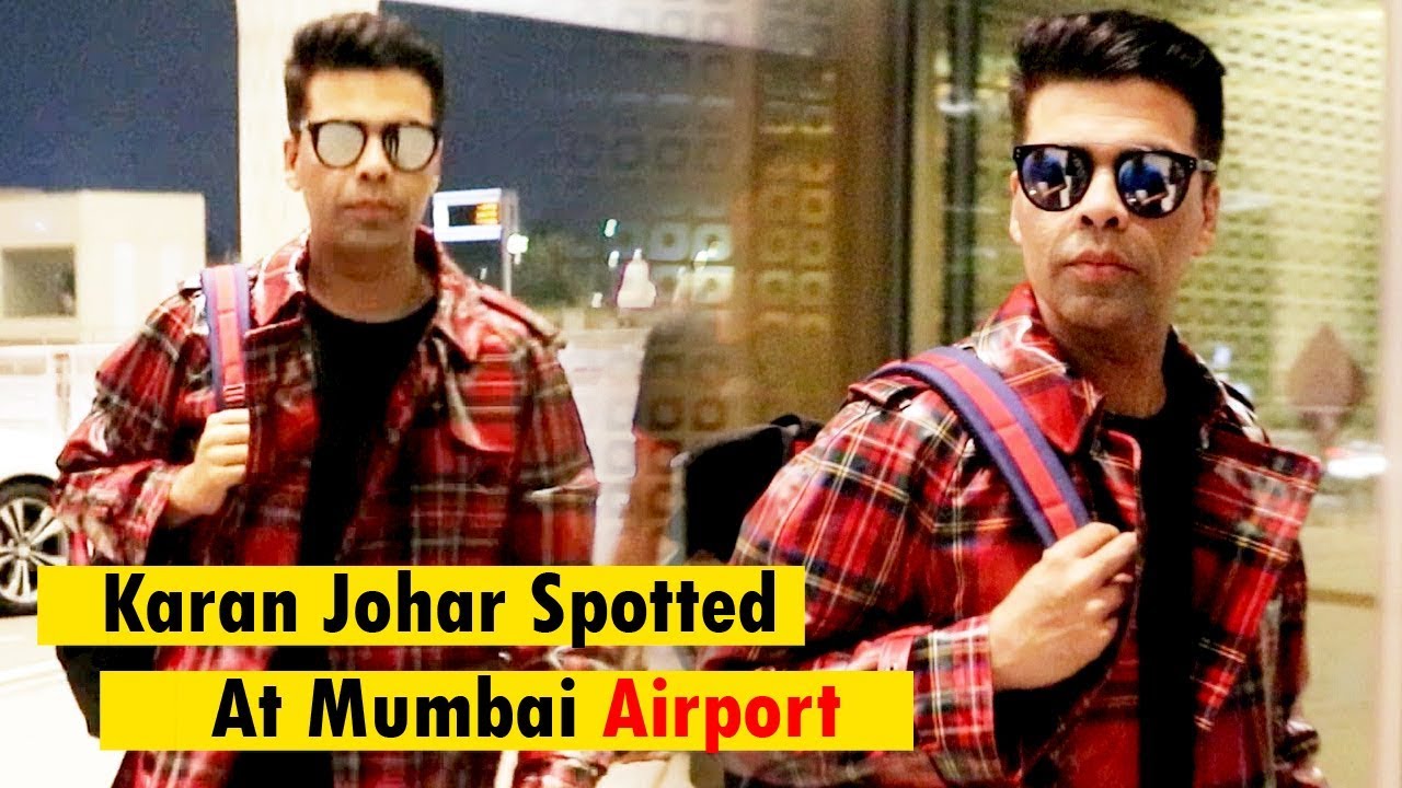 Karan Johar Spotted At Mumbai Airport || Bollywood Bytes