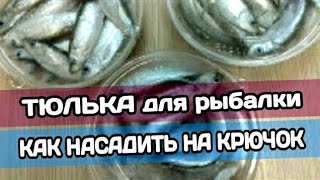 КАК НАСАДИТЬ ТЮЛЬКУ НА СУДАКА / НАЛИМА / БЕРША | СУДАК НА ТЮЛЬКУ