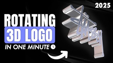 Create a 3D Rotating Logo in One Minute (No Complex software)