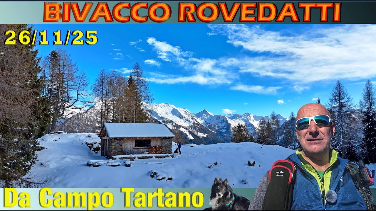 MAGIA della VAL TARTANO INNEVATA da Campo Tartano al Bivacco Rovedatti