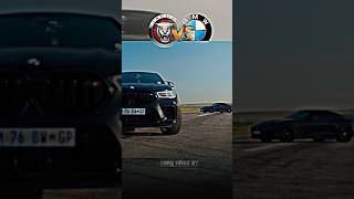 ☠️Bmw X6M 🆚 Jaguar F-Type R💥🐆#Bmw #Jaguar #Dragrace #Race #Phonk #X6M #Shorts