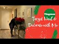 VLOGMAS 2021 // Target Haul | Decorate with me |  Christmas Decor | Decorating my home