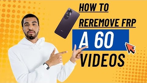 Oppo a60 factory reset frp (cph2631) unlock tools ✅✅🤷