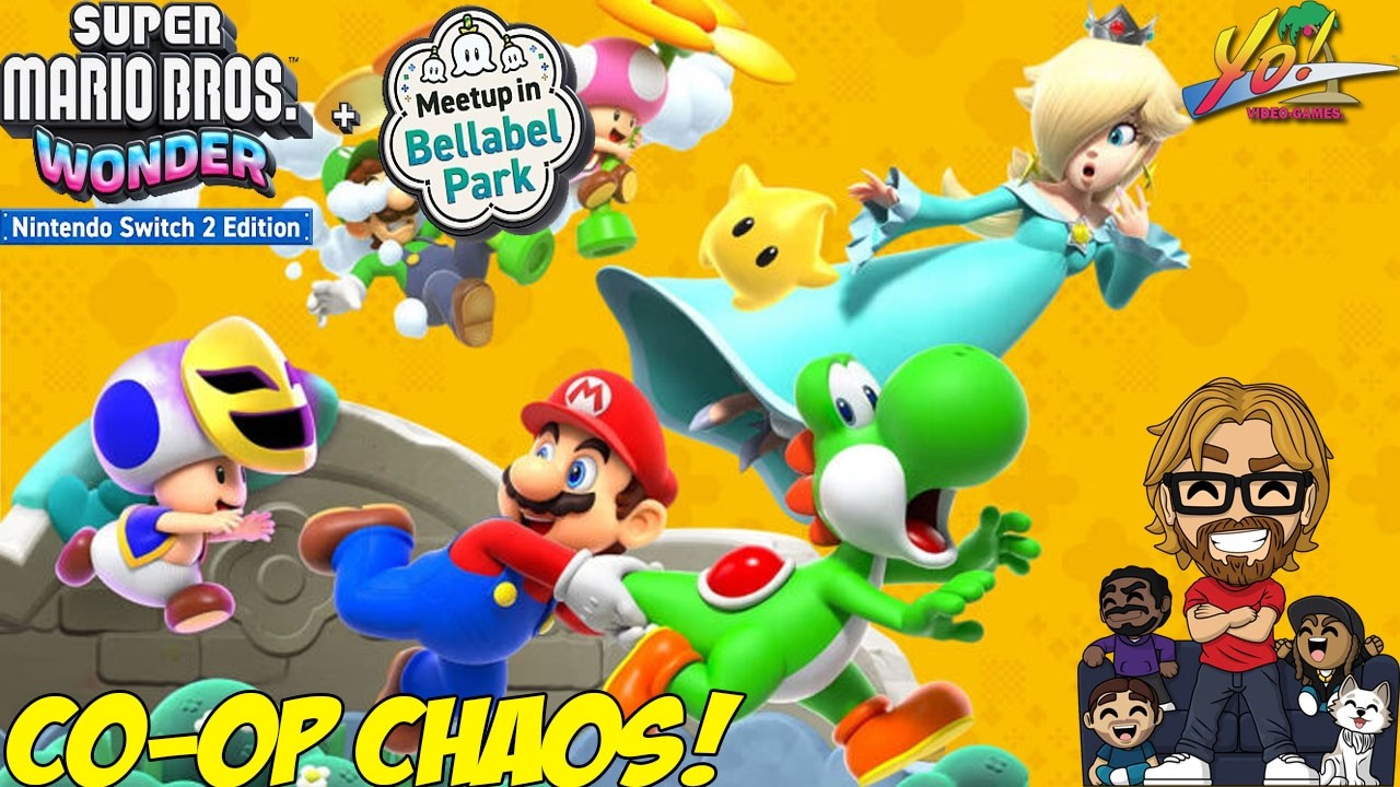 Super Mario Wonder Switch 2! Co-Op Chaos Multiplayer! - YoVideogames