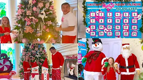 🔥🔥 Nastya and her Christmas advent calendar