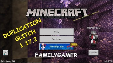 Duplication Glitch - Minecraft 1.17.2 - Latest Version - Bedrock - EASY!!! (Pc, Xbox, PlayStation)