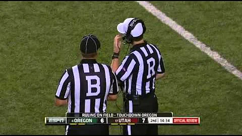 Utah vs. Oregon Touchdown Fail, 99 Yard Fumble Return