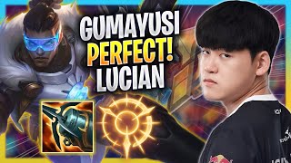 GUMAYUSI PERFECT GAME WITH LUCIAN! - T1 Gumayusi Plays Lucian ADC vs Ezreal! | Season 2023