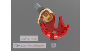 Spherical Geneva Mechanism | Design , Assembly & Animation | Solid Edge News