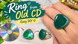 Resin Jewellery with Old CD | Easy Jewellery Making | Diy Resin Art #resinart #jewellery #epoxy