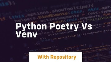 python poetry vs venv