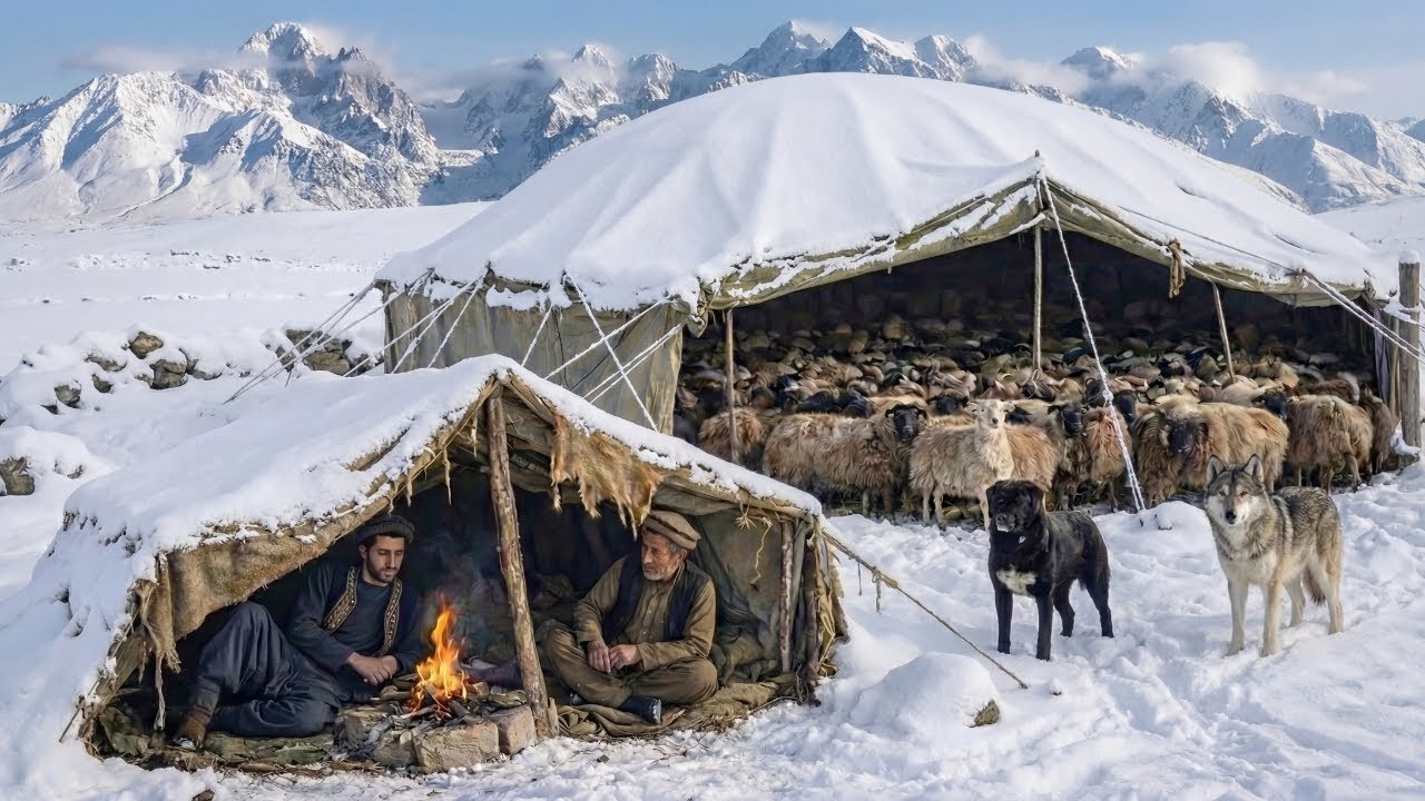 Surviving Extreme Snowfall in Afghanistan's Coldest Village | Daily Life | Afghanistan Village Life