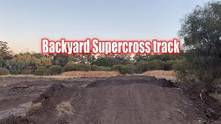 Building Backyard Supercross Track (part 1)