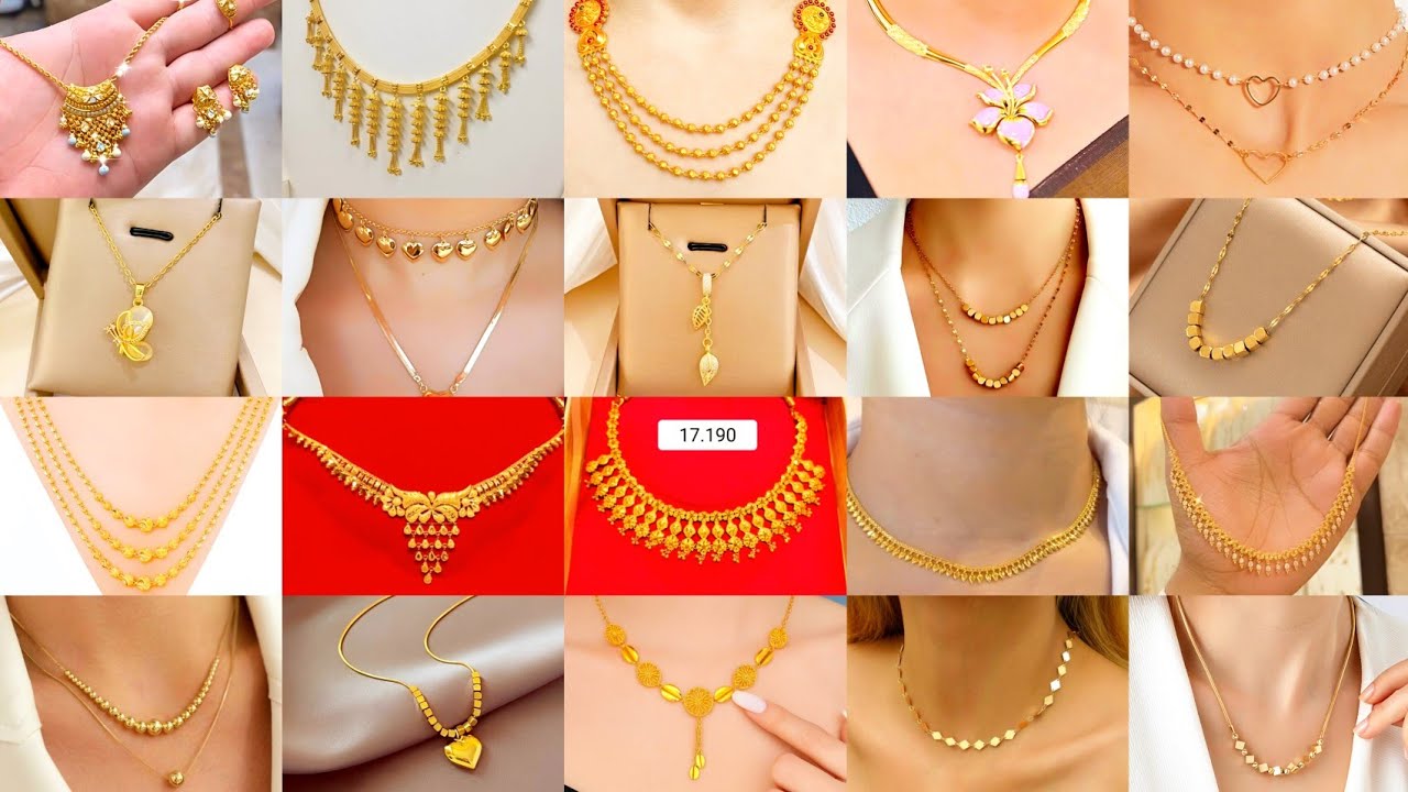 4Gm😳Latest Fancy Very Lightweight Gold Chain Pendle Se Design | Best Gold Diamond Necklaces Chain