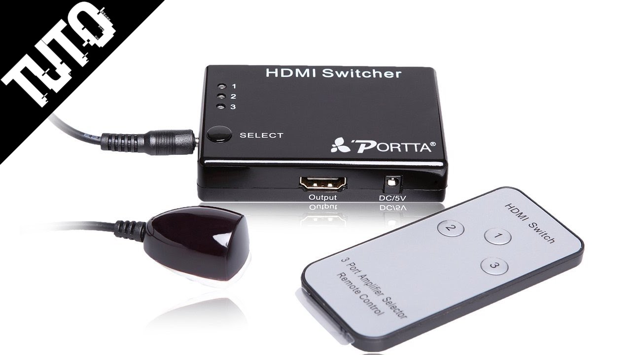 Câble alimentation METRONIC Switch HDMI automatique 5 ports