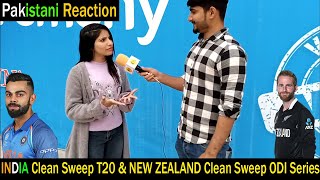 INDIA Clean Sweep T20 & NEW ZEALAND Clean Sweep ODI Series | Pakistani Public Reaction