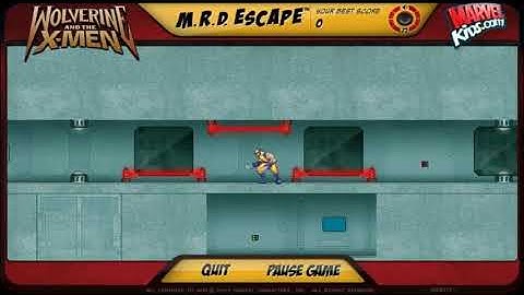 Wolverine and the X-Men: M.R.D. Escape Game: Level 1-8