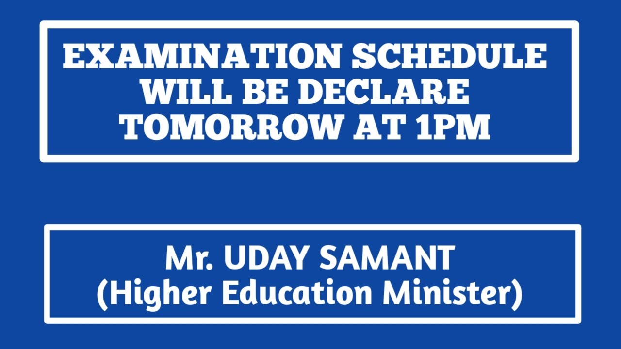 Examination Schedule Declared on Tomorrow 1pm | Mumbai University | IDOL Exam updates | Ashish sir