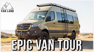 Luxury Sprinter Van Build | This Van Has EVERYTHING