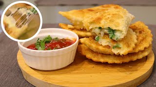 It is INCREDIBLY DELICIOUS ! Pies with Halloumi Cheese // ASMR Cooking ( Eating Sounds )