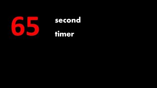 Famous 65 Second - Crunch Timer Countdown Net Worth