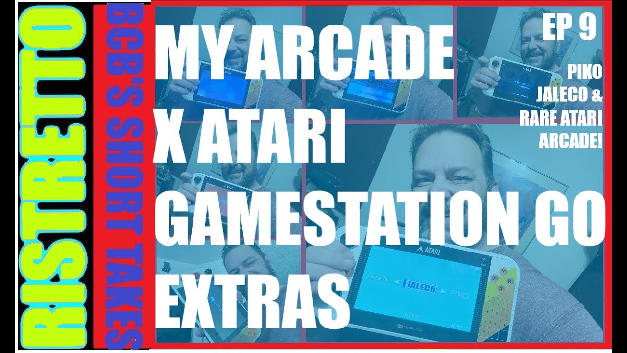 Ristretto 9: "Gamestation Go Extras" (by MyArcade/Atari) A 2nd Hour of Gameplay! (BCBs Short Takes)