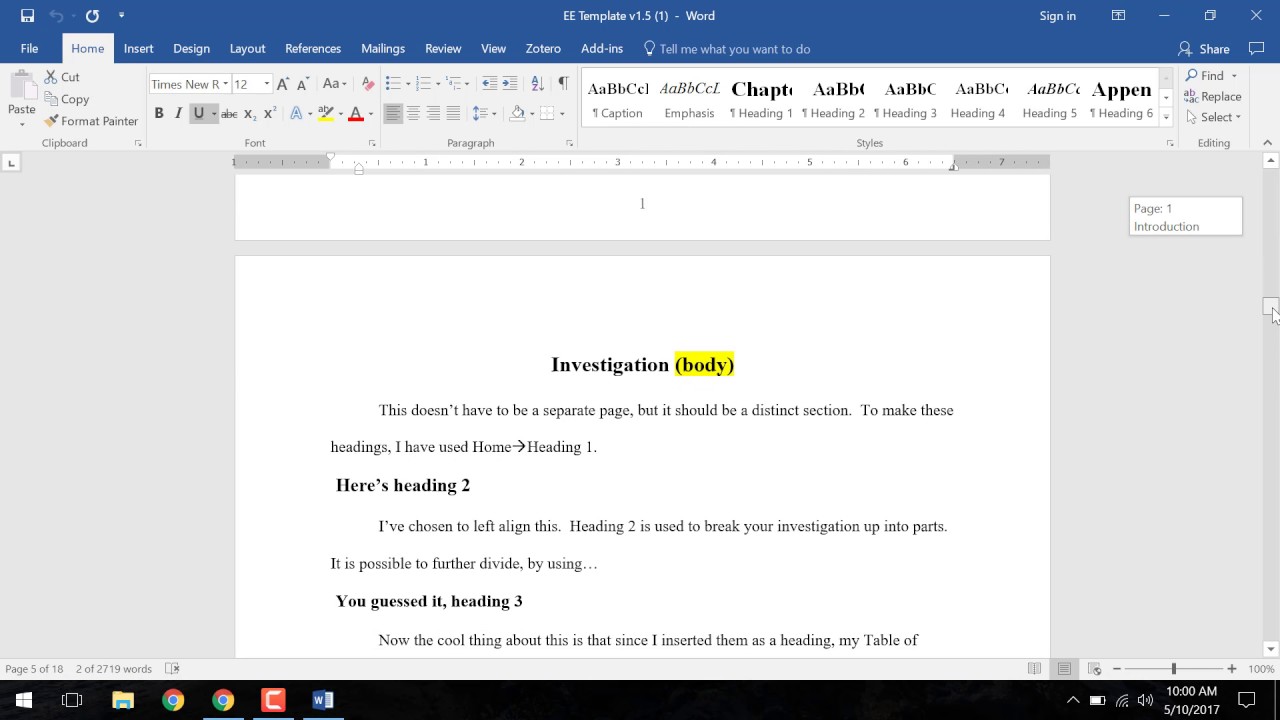 what is a title page in an essay