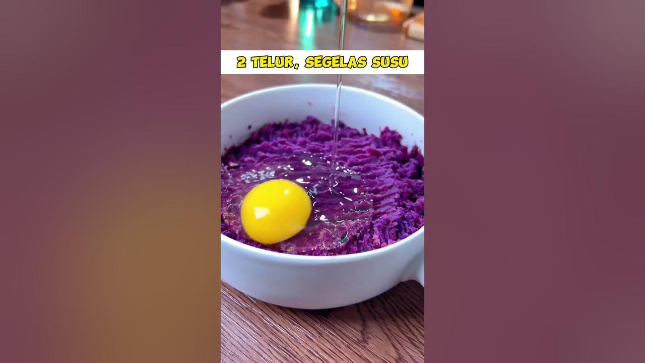 kue ubi ungu rasa susu, lezat dan  kaya manfaat. yuk buat resep simple ini