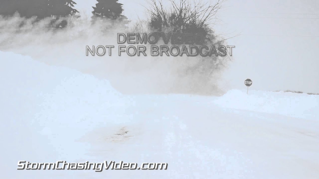 2/26/2014 Barron County, WI Blowing Snow